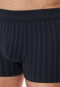 Shorts rayés bleu nuit - Fine Interlock
