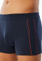 Shorts en coton bio bleu nuit- Comfort Fit