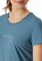 Sleepshirt short sleeve print blue gray - Casual Essentials