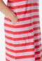 Sleepshirt a maniche corte a righe rosse - Casual Essentials