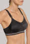 Sports bra Active High Impact, black - SCHIESSER Sport