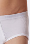 Slip de sport blanc large nervure avec empiècement - Original Classics