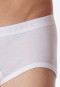 Sport briefs with fly, fine rib, white - Original Classics