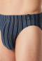 Slip supermini a strisce blu scuro - Long Life Soft