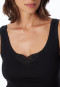 2-pack black strap tops with embroidery - Cotton Essentials