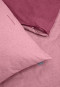 Reversible bed linen 2-pieces fine fiber dusky pink - SCHIESSER Home