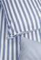 Biancheria da letto reversibile due pezzi Renforcé a righe blu chiaro - SCHIESSER Home