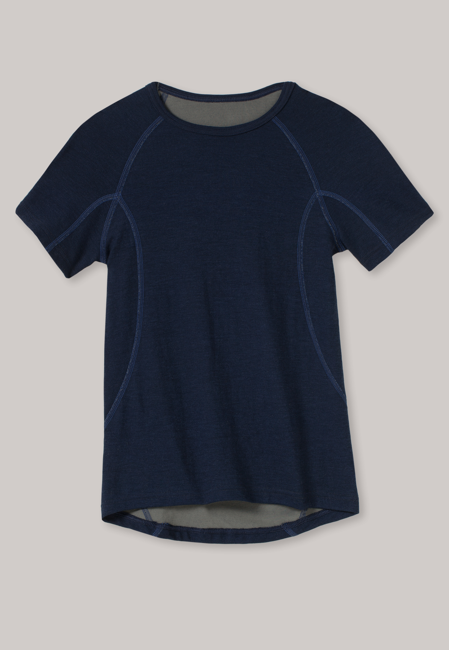 Image of Shirt kurzarm Funktionswäsche warm dunkelblau - Boys Thermo Light 104